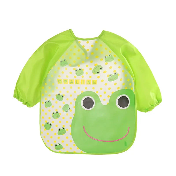 Baby Apron Bib Frog Green - Sunshine