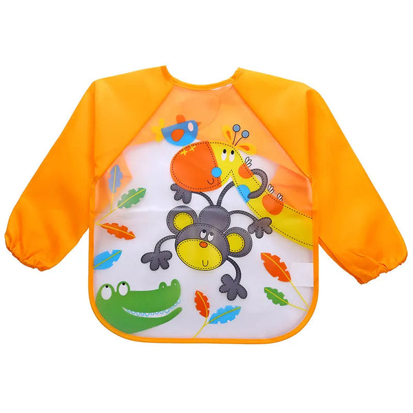 SUNSHINE BABY APRON BIB MONKEY YELLOW