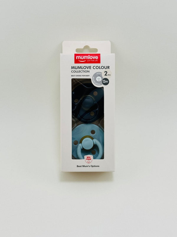 SUNSHINE BABY 2 PCS PACIFIER BLACK & BLUE (MUMLOVE)