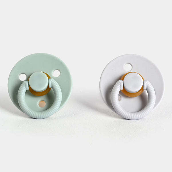 SUNSHINE BABY 2 PCS PACIFIER SEA GREEN & GREY (MUMLOVE)