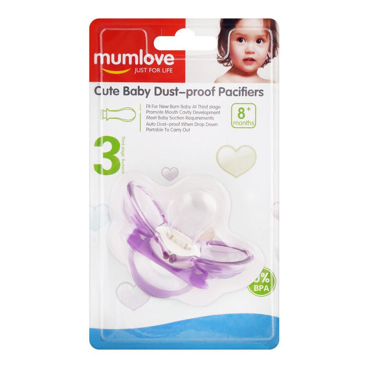 SUNSHINE BABY PACIFER PURPLE (MUMLOVE)