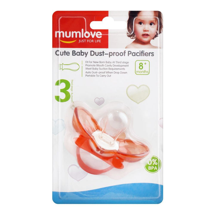 SUNSHINE BABY PACIFER RED (MUMLOVE)