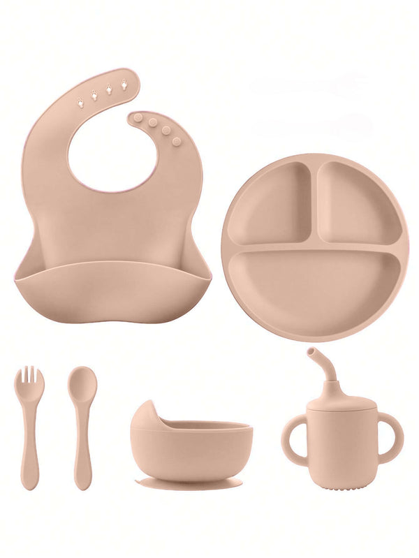 SUNSHINE TABLE WEAR SILICONE 6 PCS BROWN