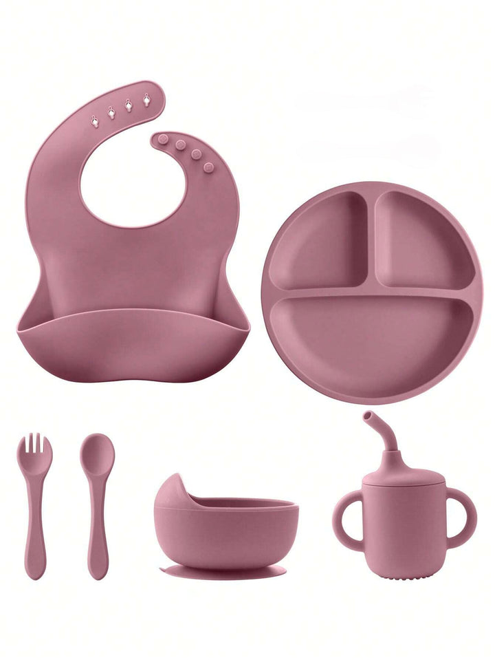 SUNSHINE TABLE WEAR SILICONE 6 PCS MAROON