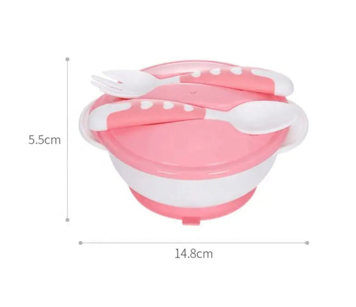 SUNSHINE BABY FEEDING BOWL PINK (MUMLOVE)