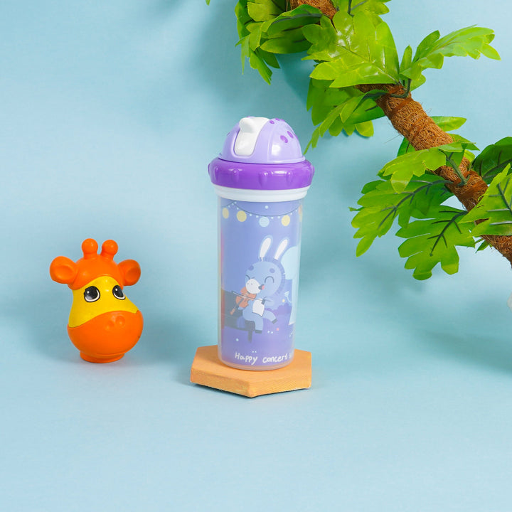 SUNSHINE KIDS WATER BOTTLE THERMAL DOUBLE LAYER PURPLE (MUMLOVE)