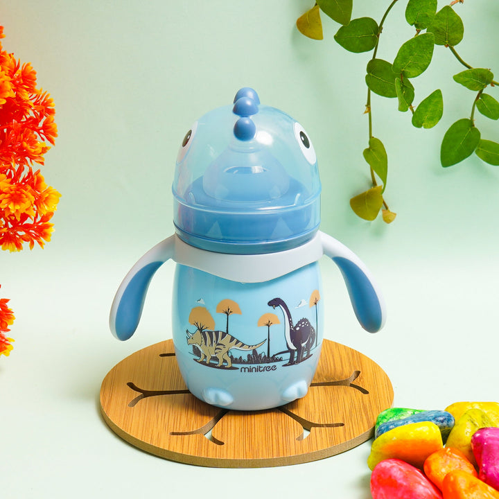 SUNSHINE BABY FEEDER DINOSAUR BLUE 210ML