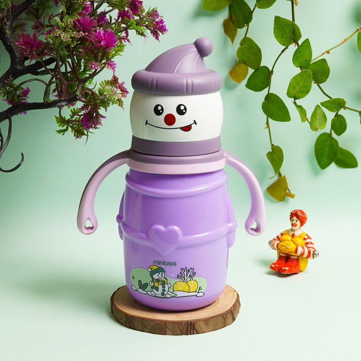 SUNSHINE BABY FEEDER SNOW MAN PURPLE 330ML