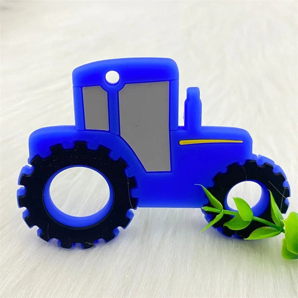 SUNSHINE BABY TEETHER TRACTOR ROYAL BLUE