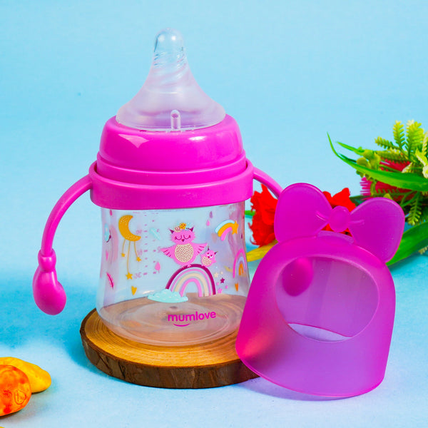 SUNSHINE BABY FEEDER BOWKNOT PURPLE 150ML MUMLOVE (SVB-1-H)