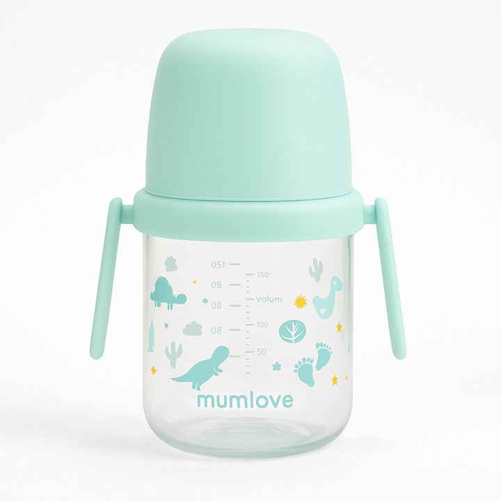 SUNSHINE BABY FEEDER LIGHT GREEN 180ML MUMLOVE (SV-4-H)