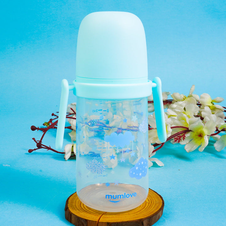 SUNSHINE BABY FEEDER LIGHT BLUE 280ML MUMLOVE (SV-5-H)