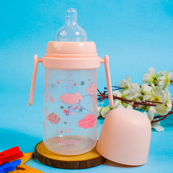 SUNSHINE BABY FEEDER BABY PINK 280ML MUMLOVE (SV-5-H)