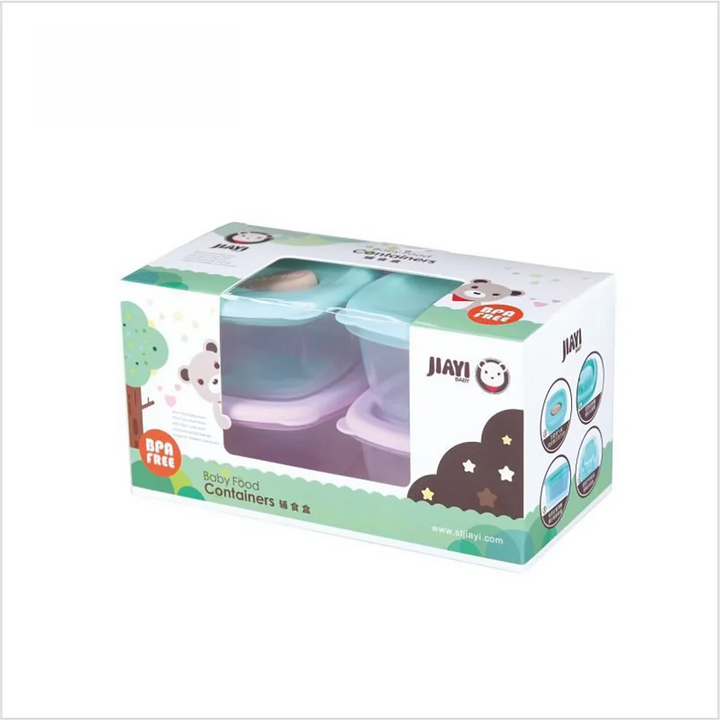 SUNSHINE BABY MINI MILK CONRAINERS 4 PCS MULTI COLOURS (R1798)