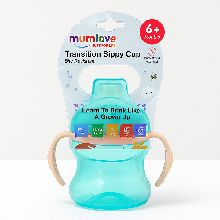 SUNSHINE BABY WATER BOTTLE SEA GREEN (MUMLOVE C-2)