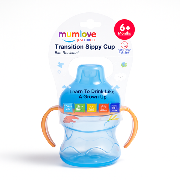 SUNSHINE BABY WATER BOTTLE BLUE (MUMLOVE C-2)