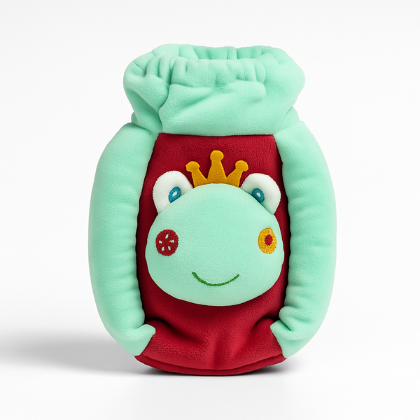 SUNSHINE BABY FEEDER COVER FROG GREEN