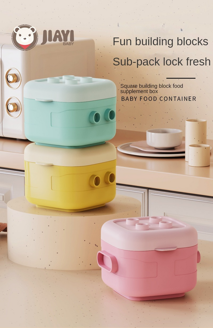 SUNSHINE BABY MINI 4 PCS FOOD CONTAINER MULTICOLOUR R1873 (JIAYI)