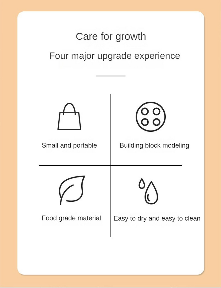 SUNSHINE BABY MINI 4 PCS FOOD CONTAINER MULTICOLOUR R1873 (JIAYI)