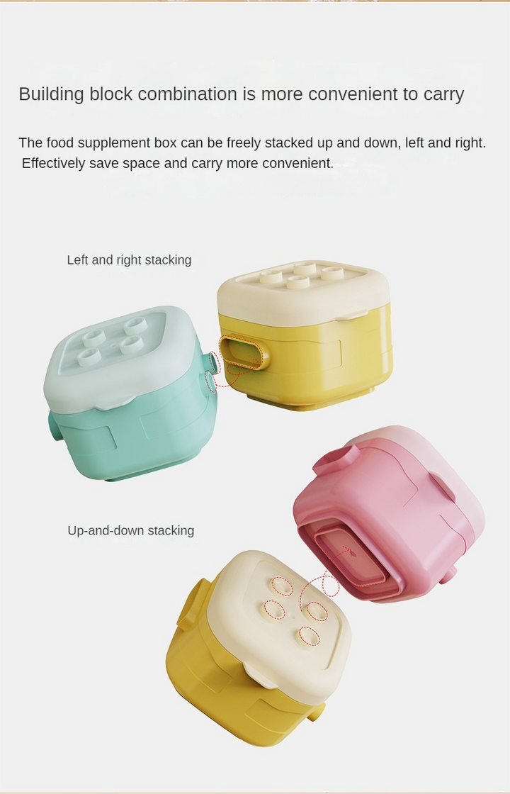 SUNSHINE BABY MINI 4 PCS FOOD CONTAINER MULTICOLOUR R1873 (JIAYI)