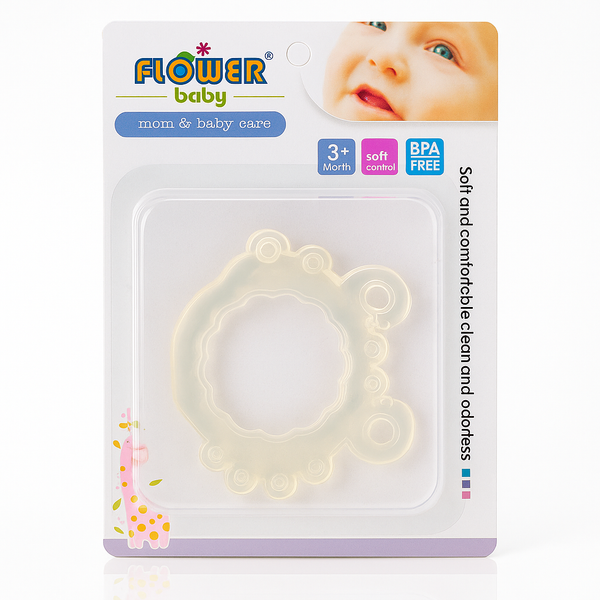 SUNSHINE BABY SOFT TEETHER TRANSPARENT CRAB