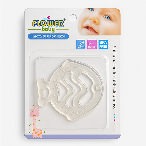 SUNSHINE BABY SOFT TEETHER TRANSPARENT FISH
