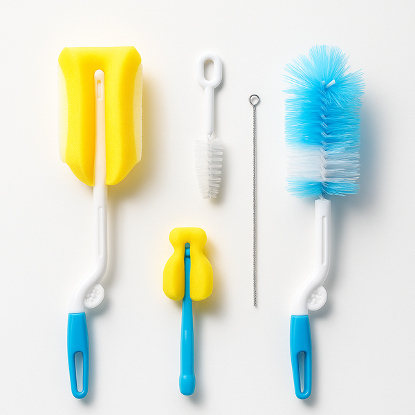 SUNSHINE BABY 5 PCS FEEDER CLEANING BRUSH BLUE ( ZR-923)