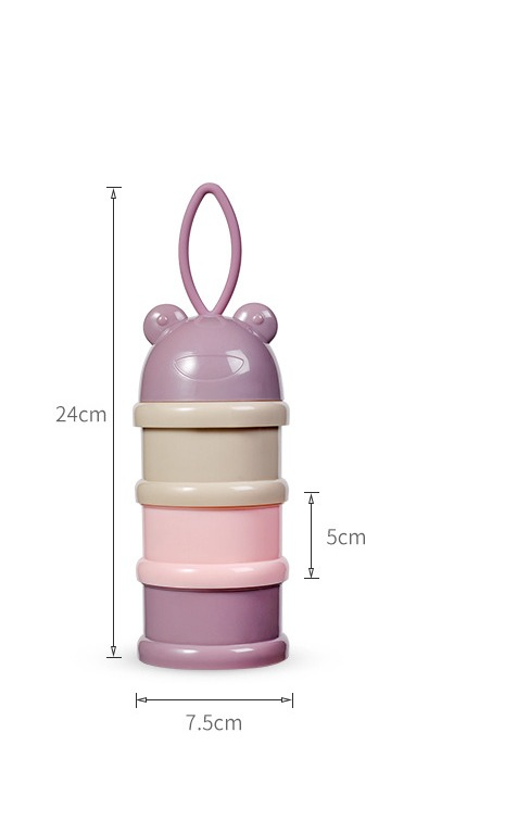 SUNSHINE BABY MILK CONTAINER PANDA 3PCS MULTI COLOUR SEA GREEN