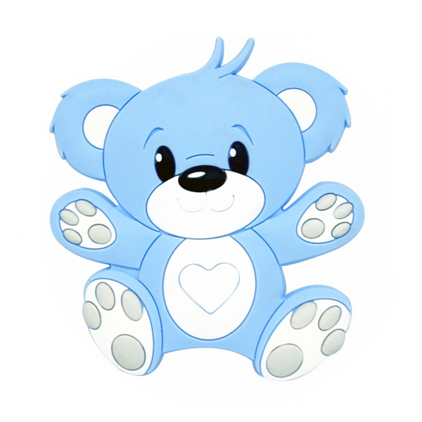 SUNSHINE BABY TEETHER BEAR BLUE (LOT 088)