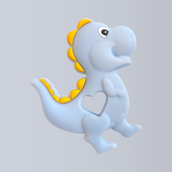SUNSHINE BABY TEETHER DINO BLUE & YELLOW (LOT 088)