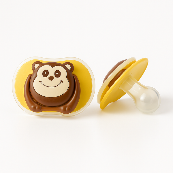 Baby Pacifier Bear Monkey Brown - Sunshine