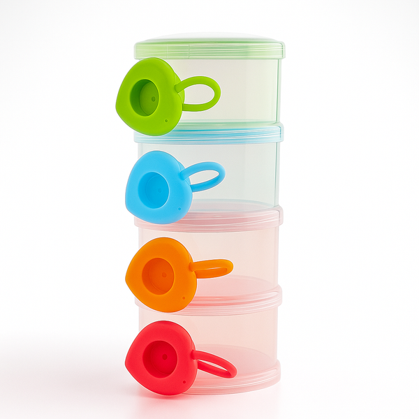 SUNSHINE BABY 4 PCS MILK CONTAINER SET MULTI COLOUR MA-6609.