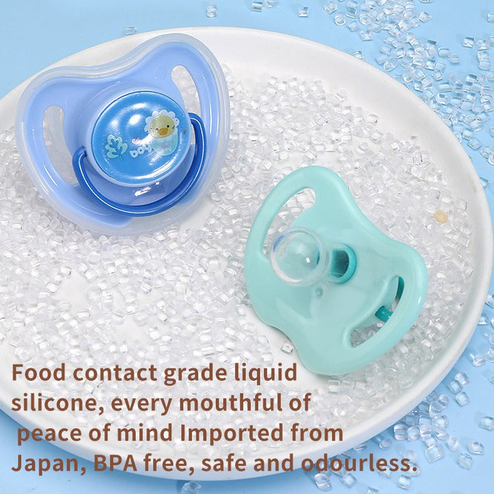 SUNSHINE BABY PACIFIER MULTI CHARACTER SEA GREEN 8288