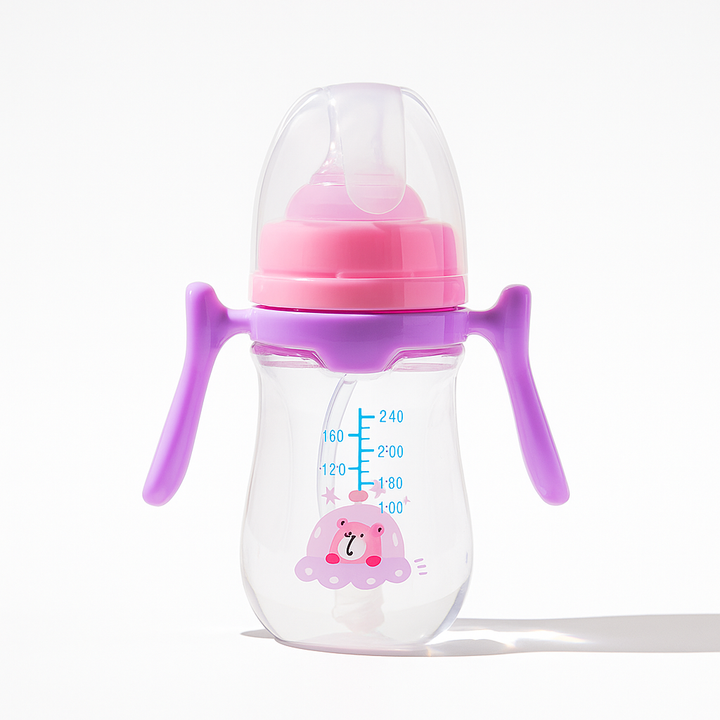 SUNSHINE BABY FEEDER LIGHT PURPLE & PINK 280ML CALIBER 6082