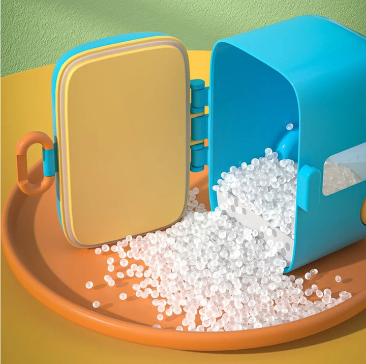 SUNSHINE PORTABLE MILK CONTAINER SCHOOL BUS PINK (FISH)