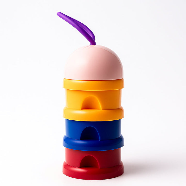 SUNSHINE BABY MILK CONTAINER 3 PCS PEACH (MUM LOVE)