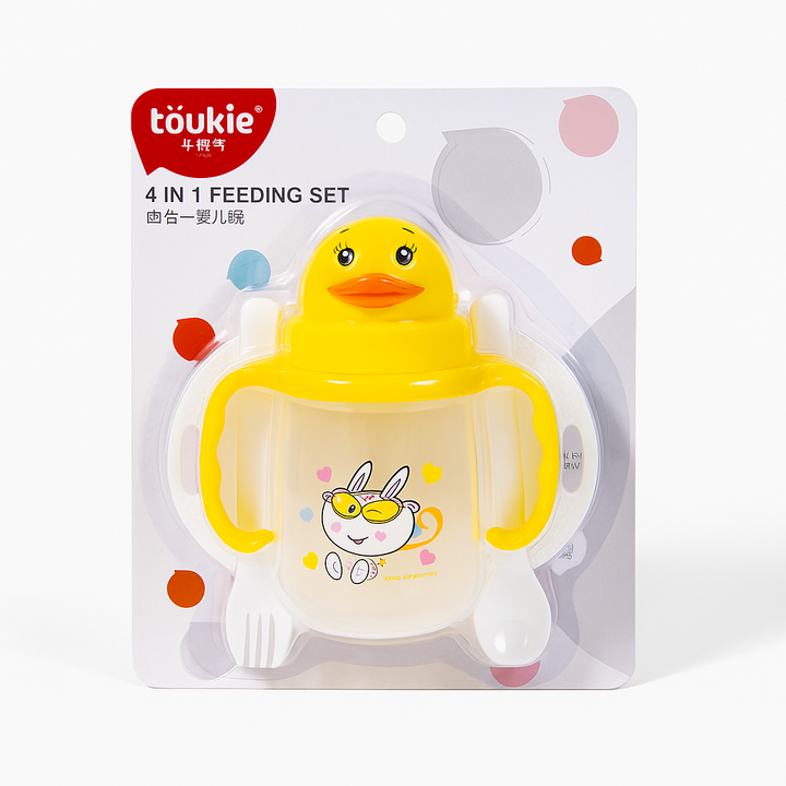 SUNSHINE BABY FEEDING SET 4 PCS RABBIT YELLOW
