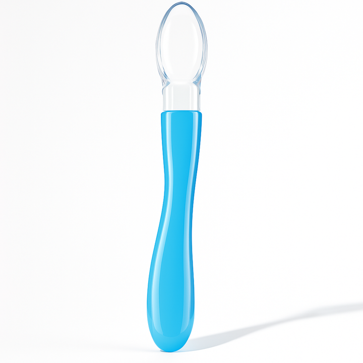 SUNSHINE BABY SILICON FEEDING SPOON GREEN (ZXX:8045)