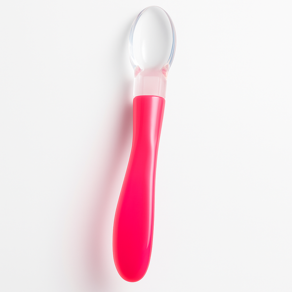 SUNSHINE BABY SILICON FEEDING SPOON PINK (ZXX:8045)