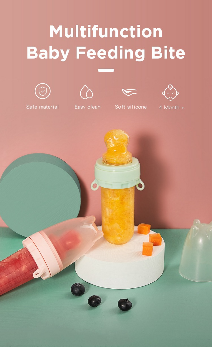 SUNSHINE BABY 3 PCS FOOD SOOTHER SET PINK (FISH 1565)