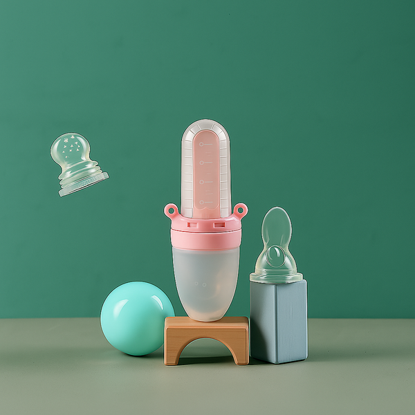 SUNSHINE BABY 3 PCS FOOD SOOTHER SET PINK (FISH 1565)