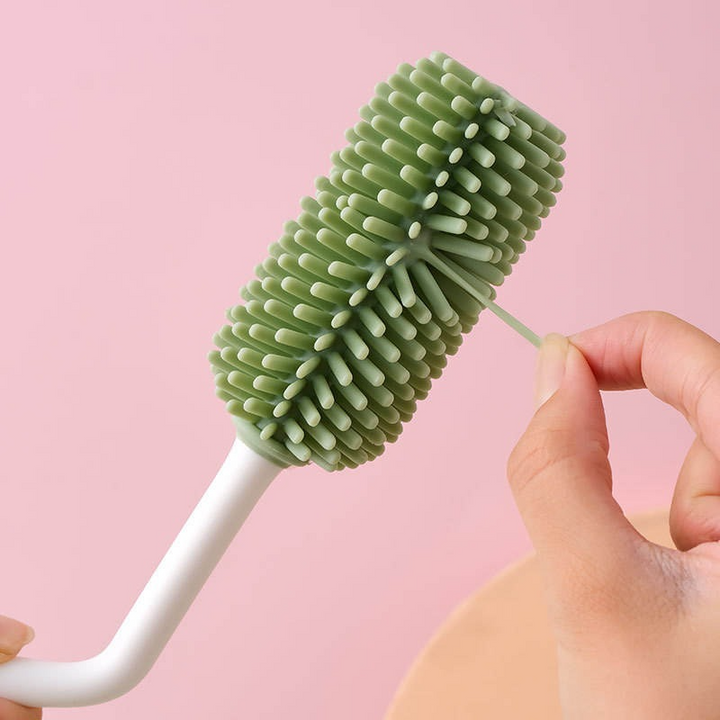 SUNSHINE BABY 2 PCS FEEDER CLEANING BRUSH GREEN (A6647-3)