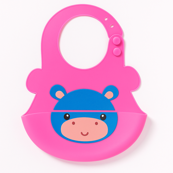 SUNSHINE BABY SILICON BIB BEAR PURPLE