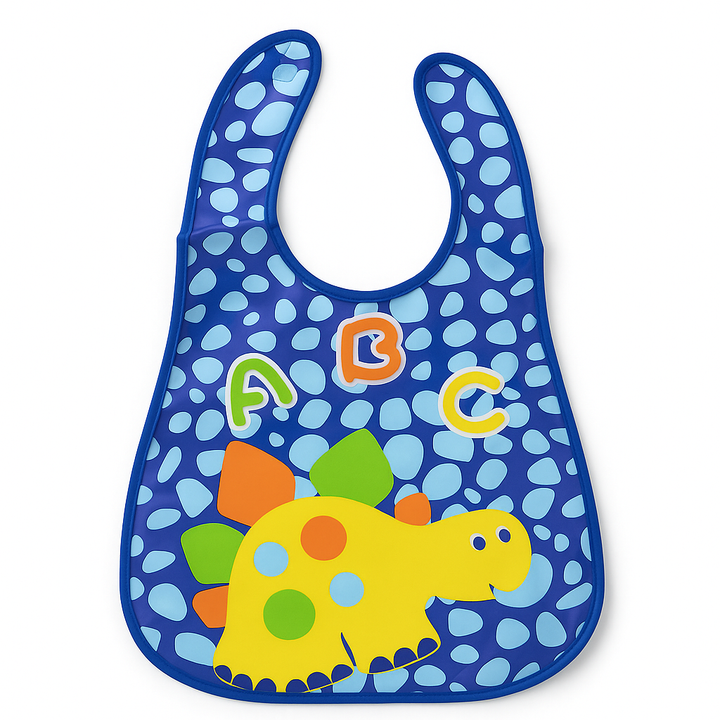 SUNSHINE BABY PLASTIC BIB TURTLE BLUE