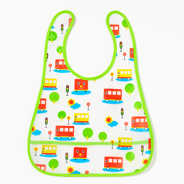 SUNSHINE BABY PLASTIC BIB SIGNALS GREEN