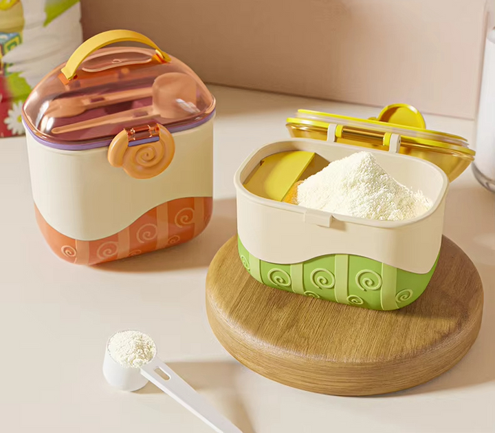 SUNSHINE BABY MILK CONTAINER ORANGE 550ML