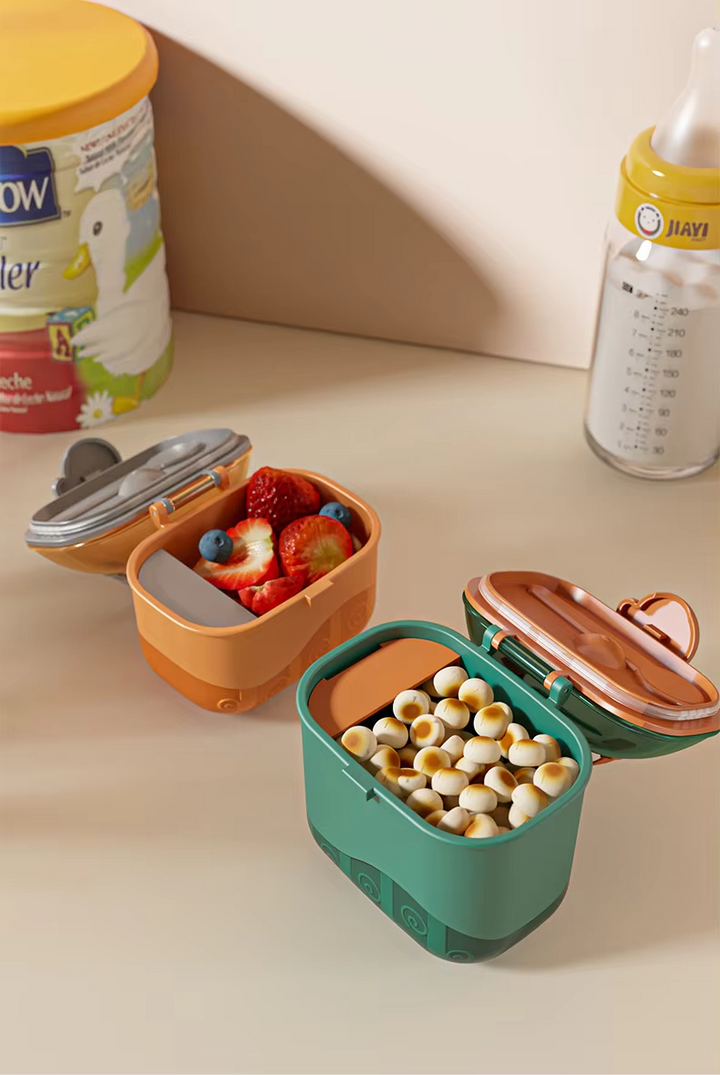 SUNSHINE BABY MILK CONTAINER ORANGE 550ML