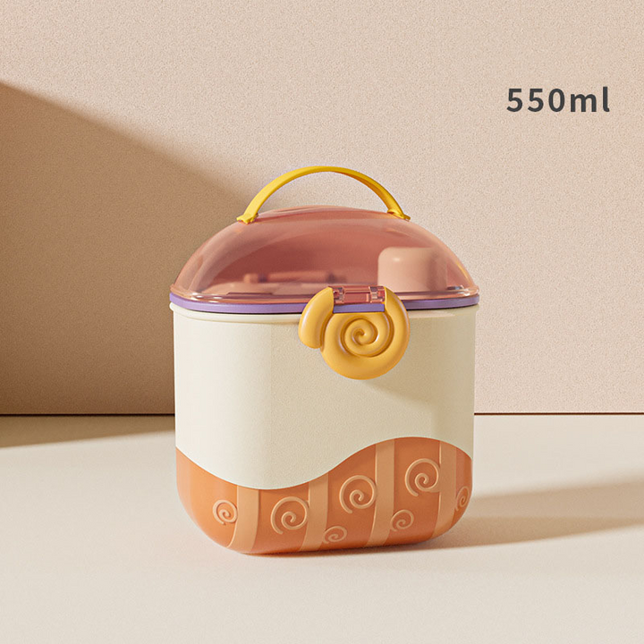 SUNSHINE BABY MILK CONTAINER ORANGE 550ML