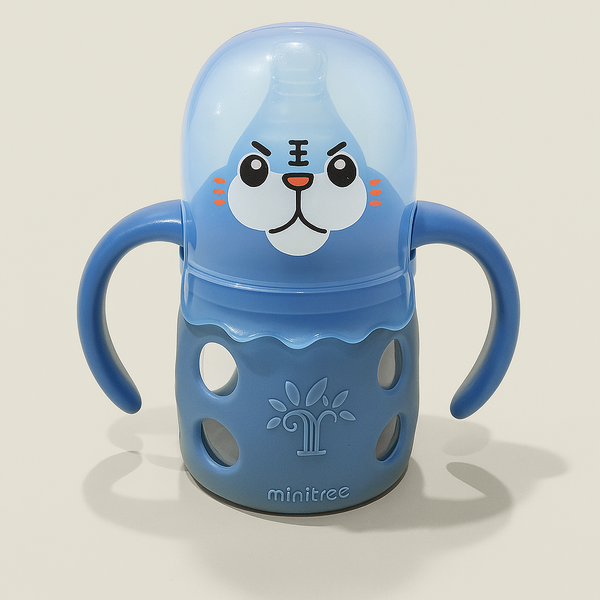 SUNSHINE BABY MINITREE GLASS FEEDER NAVY BLUE (60ML)