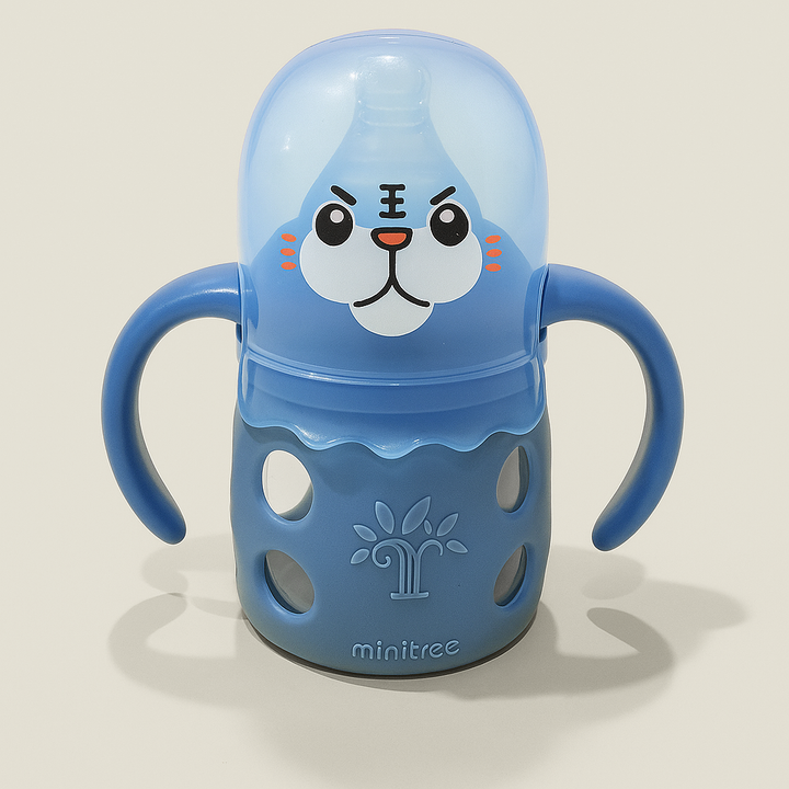 SUNSHINE BABY MINITREE GLASS FEEDER NAVY BLUE (60ML)